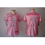 nike women nfl jerseys san francisco 49ers #7 kaepernick pink[2012 nike love]