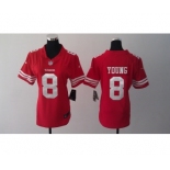 nike women nfl jerseys san francisco 49ers #8 young red[nike]