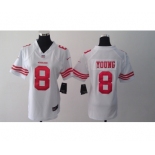 nike women nfl jerseys san francisco 49ers #8 young white[nike]