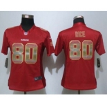 nike women nfl jerseys san francisco 49ers #80 jerry rice red[Strobe Limited]