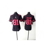 nike women nfl jerseys san francisco 49ers #81 boldin black[nike]