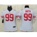 nike women nfl jerseys san francisco 49ers #99 smith white[nike]