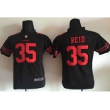 Nike Youth New 49ers #35 Eric Reid Black Alternate Stitched jerseys