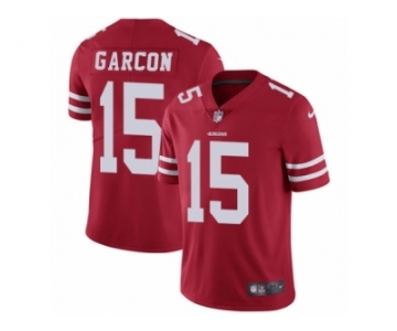 Youth Nike San Francisco 49ers #15 Pierre Garcon Vapor Untouchable Limited Red Team Color NFL Jersey