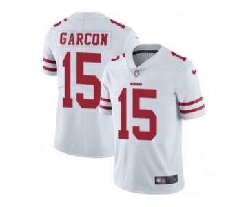 Youth Nike San Francisco 49ers #15 Pierre Garcon Vapor Untouchable Limited White NFL Jersey