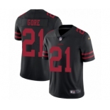 Youth Nike San Francisco 49ers #21 Frank Gore Black Vapor Untouchable Elite Player NFL Jersey