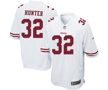 Youth Nike San Francisco 49ers #32 Kendall Hunter White NFL Jersey