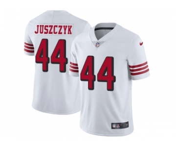 Youth Nike San Francisco 49ers #44 Kyle Juszczyk White Rush Stitched NFL Vapor Untouchable Limited Jersey