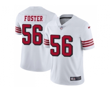 Youth Nike San Francisco 49ers #56 Reuben Foster White Rush Stitched NFL Vapor Untouchable Limited Jersey