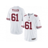 Youth Nike San Francisco 49ers #61 Andrew Tiller Limited White NFL Jersey