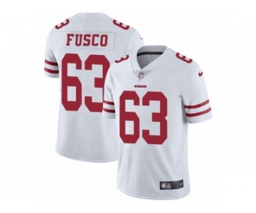 Youth Nike San Francisco 49ers #63 Brandon Fusco Vapor Untouchable Limited White NFL Jersey