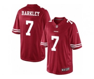 Youth Nike San Francisco 49ers #7 Matt Barkley Limited Red Team Color NFL Jersey