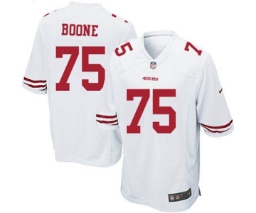 Youth Nike San Francisco 49ers #75 Alex Boone White NFL Jersey