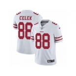 Youth Nike San Francisco 49ers #88 Garrett Celek Vapor Untouchable Limited White NFL Jersey