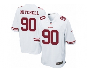 Youth Nike San Francisco 49ers #90 Earl Mitchell Game White NFL Jersey