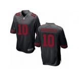 Youth San Francisco 49ers #10 Jimmy Garoppolo Nike Black Game Jersey