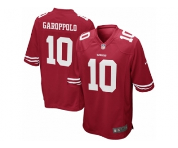 Youth San Francisco 49ers #10 Jimmy Garoppolo Nike Scarlet Game Jersey