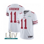 Youth San Francisco 49ers #11 Marquise Goodwin White Vapor Untouchable Limited Player Super Bowl LIV Bound Football Jersey