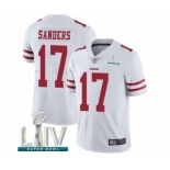 Youth San Francisco 49ers #17 Emmanuel Sanders White Vapor Untouchable Limited Player Super Bowl LIV Bound Football Jersey