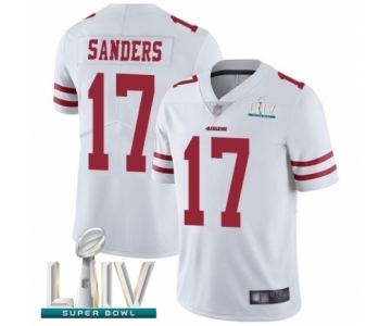 Youth San Francisco 49ers #17 Emmanuel Sanders White Vapor Untouchable Limited Player Super Bowl LIV Bound Football Jersey