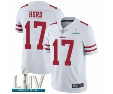 Youth San Francisco 49ers #17 Jalen Hurd White Vapor Untouchable Limited Player Super Bowl LIV Bound Football Jersey