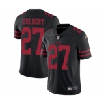 Youth San Francisco 49ers #27 Adrian Colbert Black Vapor Untouchable Limited Player Football Jersey