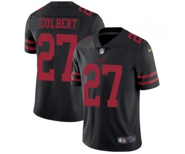 Youth San Francisco 49ers #27 Adrian Colbert Black Vapor Untouchable Limited Player Football Jersey