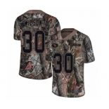 Youth San Francisco 49ers #30 Jeff Wilson Limited Camo Rush Realtree Football Jersey