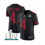 Youth San Francisco 49ers #4 Nick Mullens Black Vapor Untouchable Limited Player Super Bowl LIV Bound Football Jersey