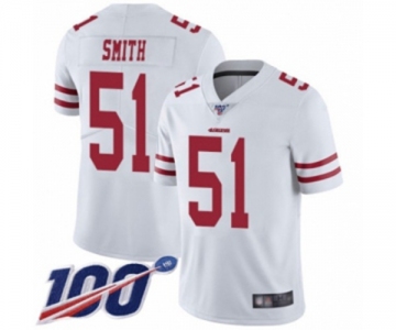 Youth San Francisco 49ers #51 Malcolm Smith White Vapor Untouchable Limited Player 100th Season Football Jersey