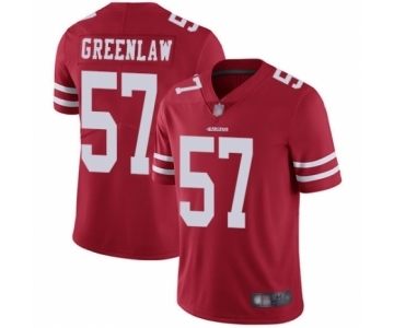 Youth San Francisco 49ers #57 Dre Greenlaw Red Team Color Vapor Untouchable Limited Player Football Jersey