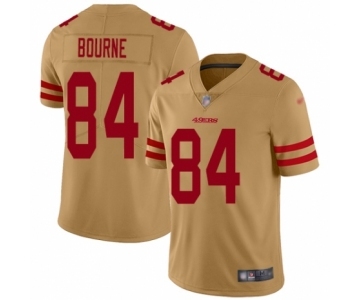 Youth San Francisco 49ers #84 Kendrick Bourne Limited Gold Inverted Legend Football Jersey