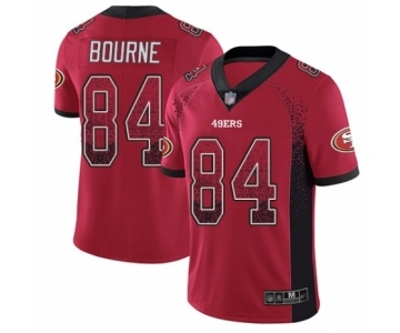 Youth San Francisco 49ers #84 Kendrick Bourne Limited Red Rush Drift Fashion Football Jersey