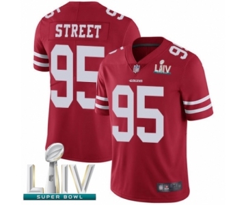 Youth San Francisco 49ers #95 Kentavius Street Red Team Color Vapor Untouchable Limited Player Super Bowl LIV Bound Football Jersey