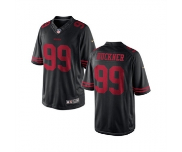 Youth San Francisco 49ers #99 Deforest Buckner Black Jersey