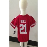 nike kids nfl jerseys san francisco 49ers #21 frank gore red[nike]