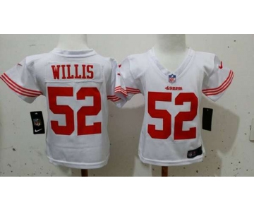 nike kids nfl jerseys san francisco 49ers #52 patrick willis white[nike]