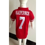 nike kids nfl jerseys san francisco 49ers #7 colin kaepernick red[nike]