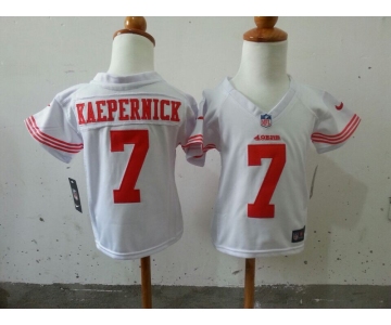 nike kids nfl jerseys san francisco 49ers #7 colin kaepernick white[nike]