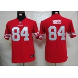 nike youth nfl jerseys San Francisco 49ers #84 moss red[nike]