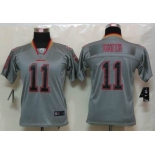 nike youth nfl jerseys san francisco 49ers #11 smith grey[Elite lights out]