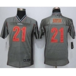 nike youth nfl jerseys san francisco 49ers #21 bush grey[Elite vapor][bush]