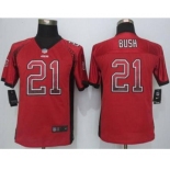 nike youth nfl jerseys san francisco 49ers #21 bush red[Elite drift fashion][bush]