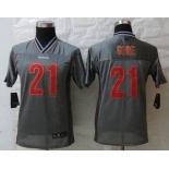 nike youth nfl jerseys san francisco 49ers #21 gore grey[nike vapor]