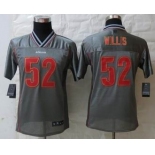 nike youth nfl jerseys san francisco 49ers #52 patrick willis grey[nike vapor]