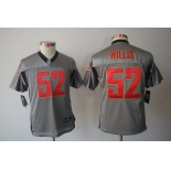 nike youth nfl jerseys san francisco 49ers #52 willis grey[Elite shadow]