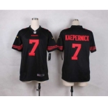 nike youth nfl jerseys san francisco 49ers #7 colin kaepernick black[nike]