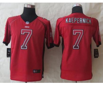 nike youth nfl jerseys san francisco 49ers #7 colin kaepernick red[Elite drift fashion]