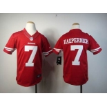 nike youth nfl jerseys san francisco 49ers #7 kaepernick red[nike limited]