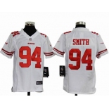 nike youth nfl jerseys san francisco 49ers #94 smith white[nike]